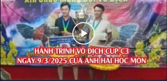 ĐÁ GÀ TRỰC TIẾP HÀNH TRÌNH VÔ ĐỊCH CỦA ANH HAI HỐC MÔN TẠI CPC3 NGÀY 9.4