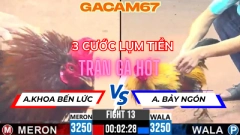 TRẬN 13 TẠI CPC3 ANH KHOA VS ANH BẢY NGÓN NGÀY 19-4 ( 3 CƯỚC LỤM TIỀN )
